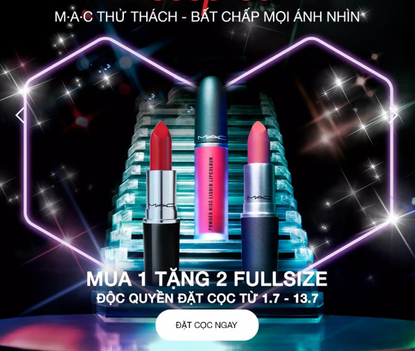 son MAC giảm giá ngày 11/7
