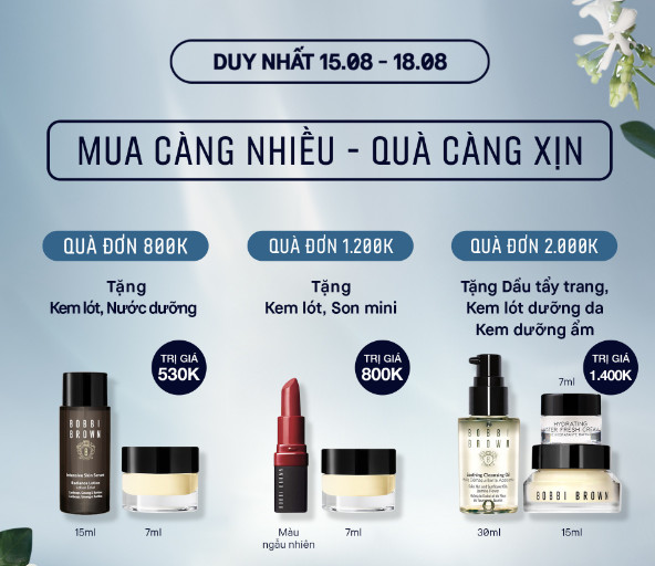 săn sale mỹ phẩm Bobbi Brown