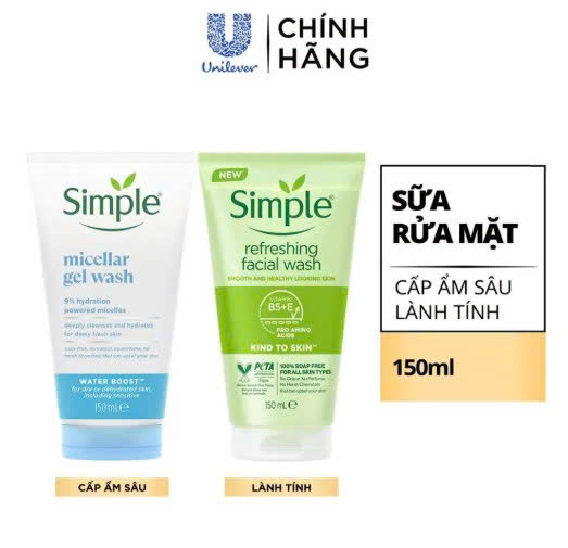 sữa rửa mặt simple có tốt không