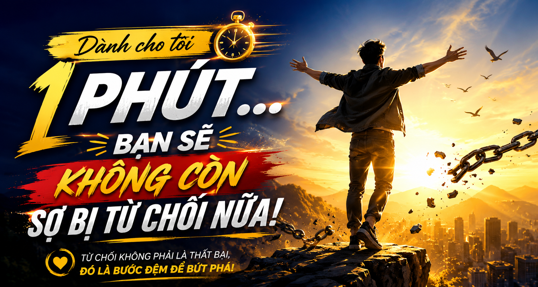 Đừng để việc sợ từ chối ngăn cản bạn
